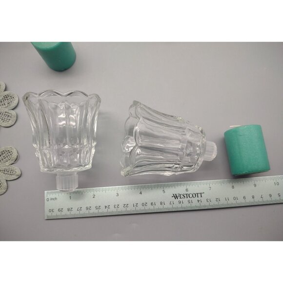 Vintage Pair 12" Twisted Rope Bow Metal Wire Wall Sconce Candle Holders, Votives - Picture 8 of 16